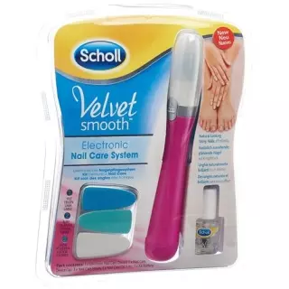 Електронна система догляду за нігтями Scholl Velvet Smooth рожева
