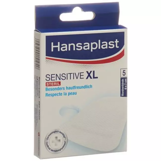 Hansaplast Sensitive Strips XL 5 шт Hansaplast Sensitive Strips XL 5 шт