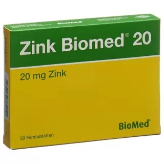Цинк Біомед 20 плівка таблетки 50 шт