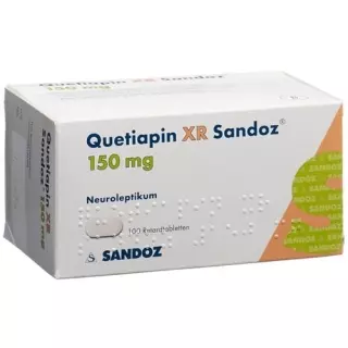 Кветіапін XR Sandoz Ret таблетки 150 мг 100 шт