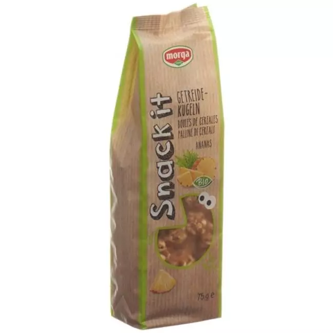 Зернові кульки Morga Snack it Ananas Organic 75 г