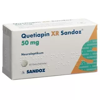 Кветіапін XR Sandoz Ret таблетки 50 мг 60 шт