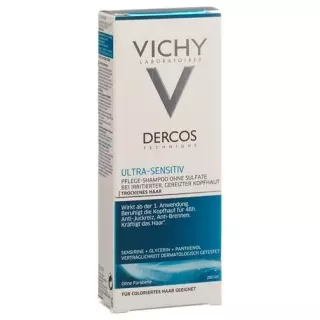 Німецький шампунь Vichy Dercos для ультрачутливої сухої шкіри голови