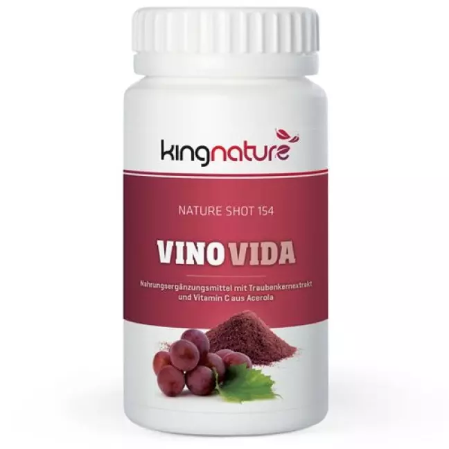 Kingnature Vino Vida Капсули 305 мг DS 90 шт