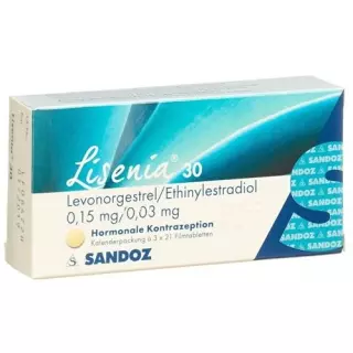 Lisenia 30 таблеток плівка 3 х 21 шт