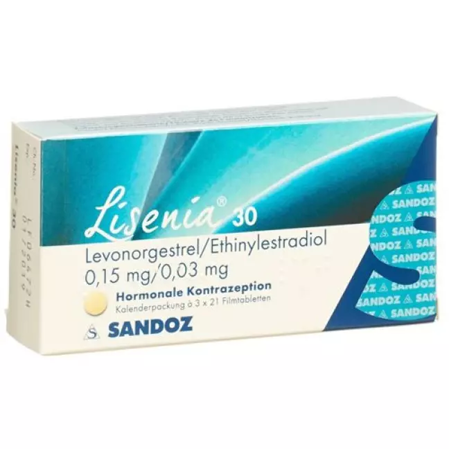 Lisenia 30 таблеток плівка 3 х 21 шт Lisenia 30 таблеток плівка 3 х 21 шт