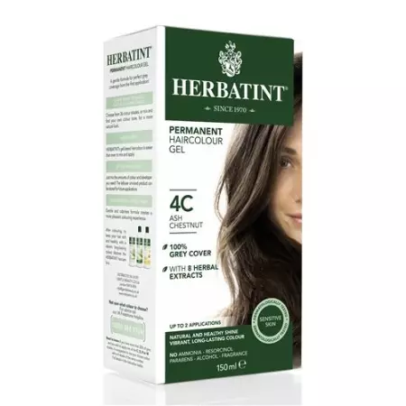 Herbatint Haarfarbegel 4c Asch Braun 150мл Herbatint Haarfarbegel 4c Asch Braun 150мл
