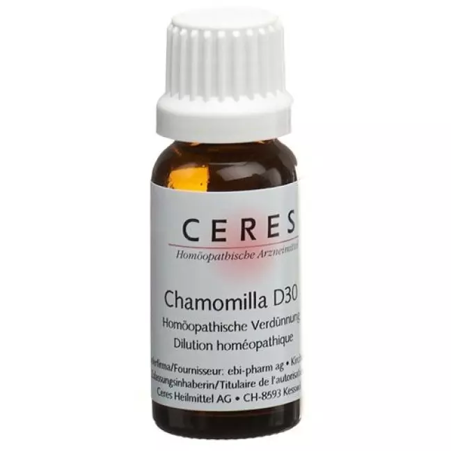 Ceres Chamomilla D 30 Dilution Fl 20 мл Ceres Chamomilla D 30 Dilution Fl 20 мл