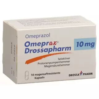 Омепракс-Дроссафарм капсули 10 мг 14 шт