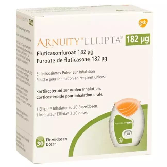 ELLIPTA Inh Plv 182 мкг ELLIPTA Inh Plv 182 мкг