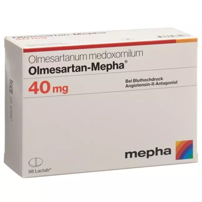 Олмесартан-Мефа Лактаб 40 мг 98 шт