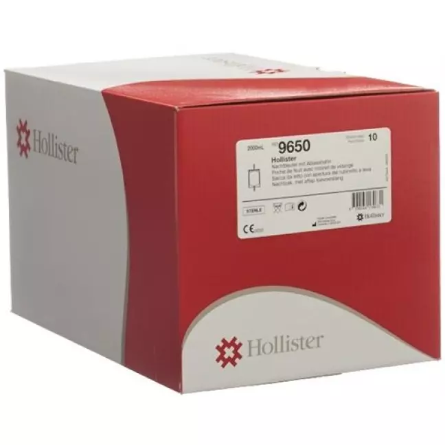 Hollister Bettbeutel 2л 120см стерильный 10 пакетиков Hollister Bettbeutel 2л 120см стерильный 10 пакетиков