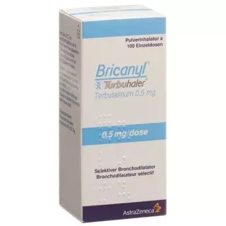 Bricanyl Turbuhaler Inh Plv 0,5 мг 100 доз