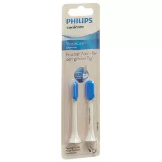 Подвійна упаковка щіток для язика Philips Sonicare TongueCare+ HX8072/80
