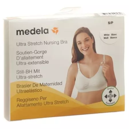 Бюстгальтер для вагітних і годуючих Medela S білий Бюстгальтер для вагітних і годуючих Medela S білий