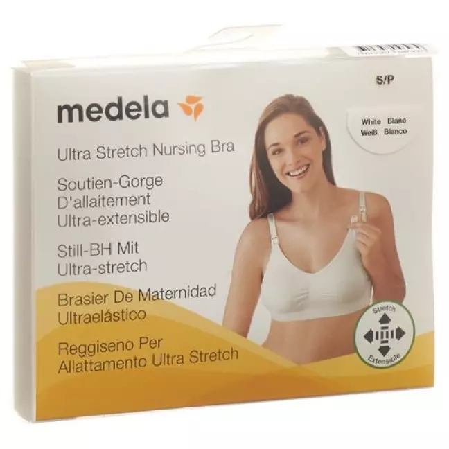 Бюстгальтер для вагітних і годуючих Medela S білий Бюстгальтер для вагітних і годуючих Medela S білий