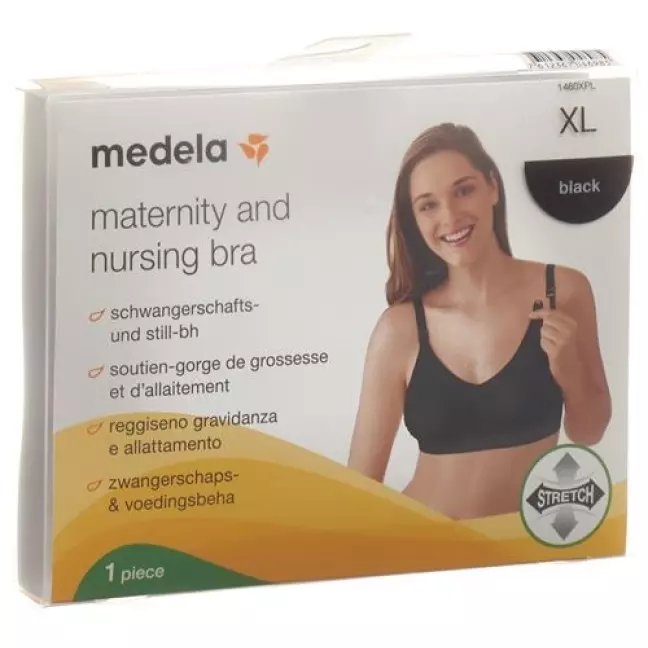 Бюстгальтер Medela для вагітних і годуючих XL чорний Бюстгальтер Medela для вагітних і годуючих XL чорний