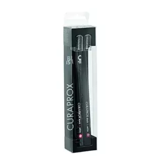 Зубні щітки Curaprox Black is White black/black 2 шт