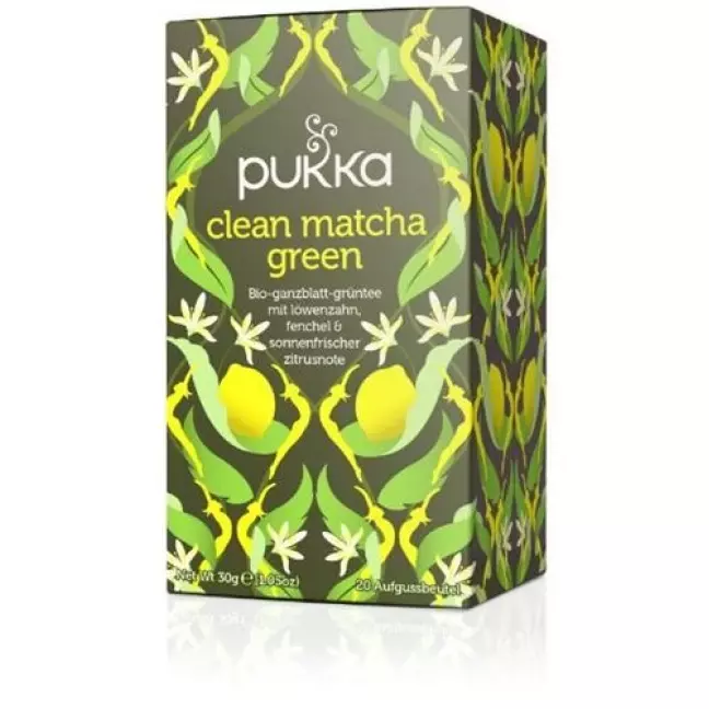 Pukka Clean Matcha Green Tea Organic Bag 20 шт Pukka Clean Matcha Green Tea Organic Bag 20 шт