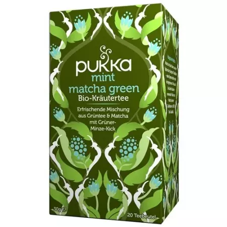 Органічний пакетик зеленого чаю Pukka Mint Matcha 20 шт Органічний пакетик зеленого чаю Pukka Mint Matcha 20 шт