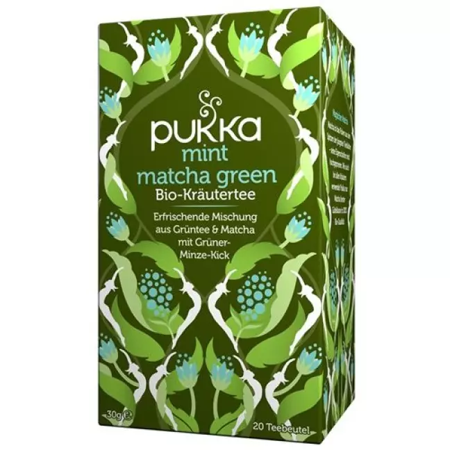 Органічний пакетик зеленого чаю Pukka Mint Matcha 20 шт Органічний пакетик зеленого чаю Pukka Mint Matcha 20 шт