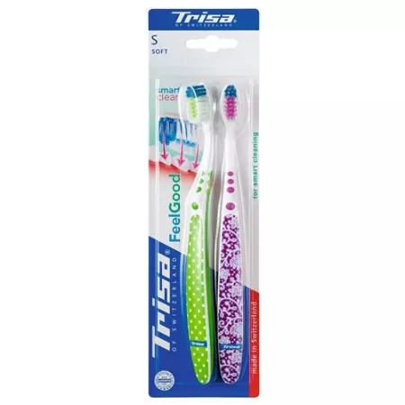 Trisa Feelgood Smart Clean зубна щітка Duo soft