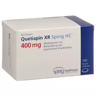 Кветіапін XR Spirig HC Ret таблетки 400 мг 100 шт