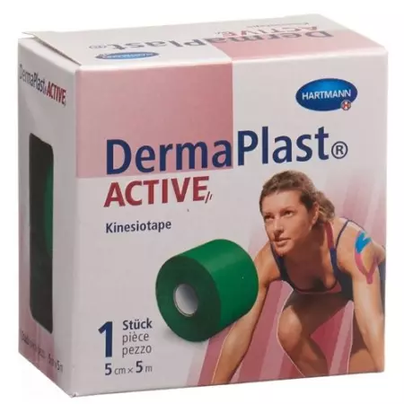 Dermaplast Active Kinesiotape 5см x 5m Grun Dermaplast Active Kinesiotape 5см x 5m Grun