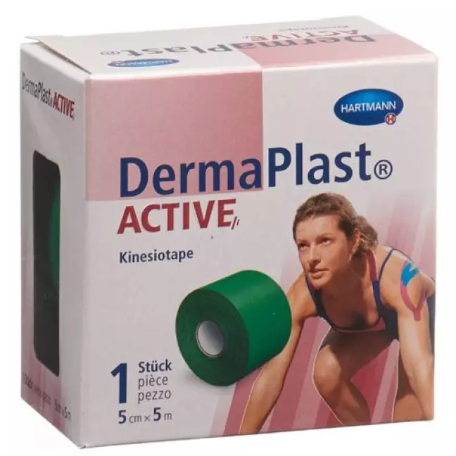 Dermaplast Active Kinesiotape 5см x 5m Grun Dermaplast Active Kinesiotape 5см x 5m Grun