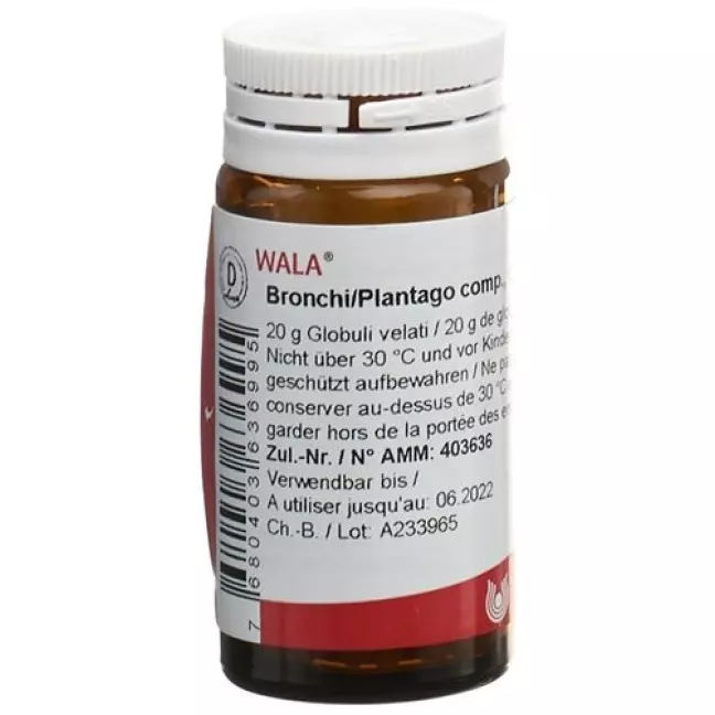 Wala Bronchi/Plantago комп. Глоб Fl 20 г