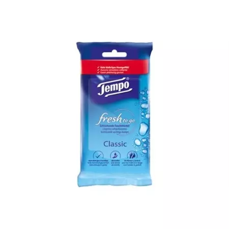 Вологі серветки Tempo Fresh to go Classic 10 шт
