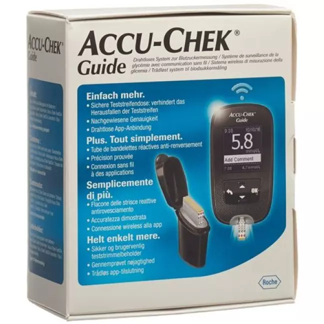 Accu-Chek Guide Set ммоль/л, включаючи 1x 10 тестів