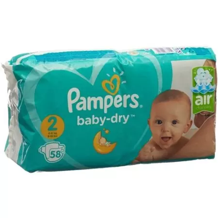 Pampers Baby Dry Gr2 4-8 кг Mini Economy Pack 58 шт Pampers Baby Dry Gr2 4-8 кг Mini Economy Pack 58 шт