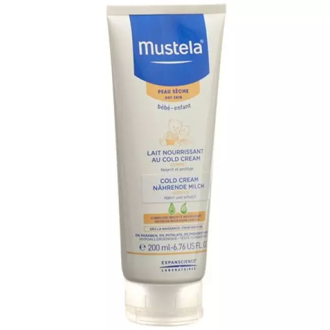 Молочко для тіла Mustela живильне з холодним кремом для сухої шкіри 200 мл Молочко для тіла Mustela живильне з холодним кремом для сухої шкіри 200 мл