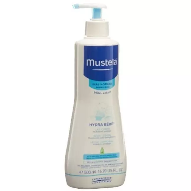 Mustela Hydra Bebe Korpermilch Normale Haut Dispenser 500мл Mustela Hydra Bebe Korpermilch Normale Haut Dispenser 500мл
