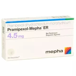 Прамипексол Мефа ER 4,5 мг 30 депо таблеток