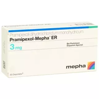 Прамипексол Мефа ER 3 мг 30 депо таблеток