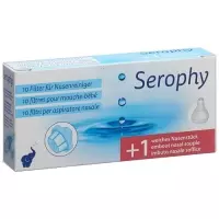 Фільтр Serophy для очищувача носа 10 фільтрів і 1 насадка для носа