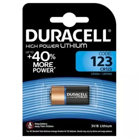 Акумулятор Duracell фото Ultra 123 3.0V Blist