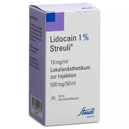 Lidocaine Streuli 1% Inj Lös 500 mg/50ml (флакони) Dur Lidocaine Streuli 1% Inj Lös 500 mg/50ml (флакони) Dur