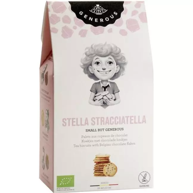 Щедре печиво Stella Stracciatella без глютену 100 г