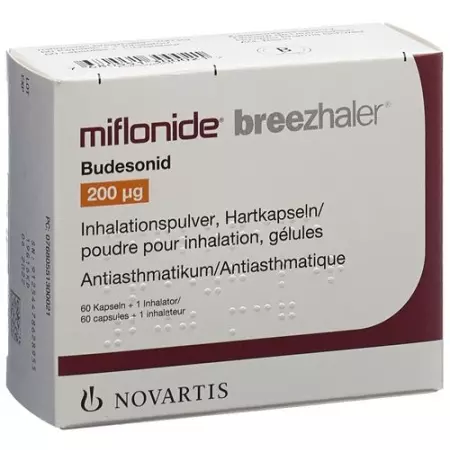 Miflonide Breezhaler Inh капсули 200 мкг 60 шт