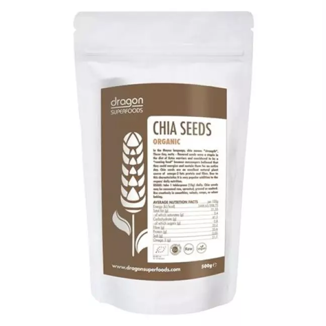 Насіння чіа Dragon Superfoods 500 г