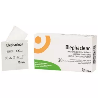 Blephaclean компрес стерильний 20 шт