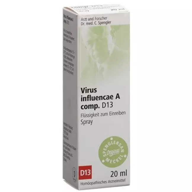 Spenglersan Virus influencae A комп. Д 13 Класичний спрей 20 мл Spenglersan Virus influencae A комп. Д 13 Класичний спрей 20 мл