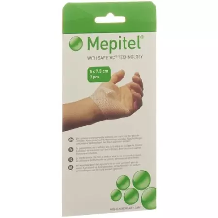 Mepitel Wundauflage 5x7.5см Silikon 2 штуки