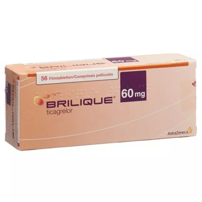 Brilique плівкова таблетка 60 мг 56 шт
