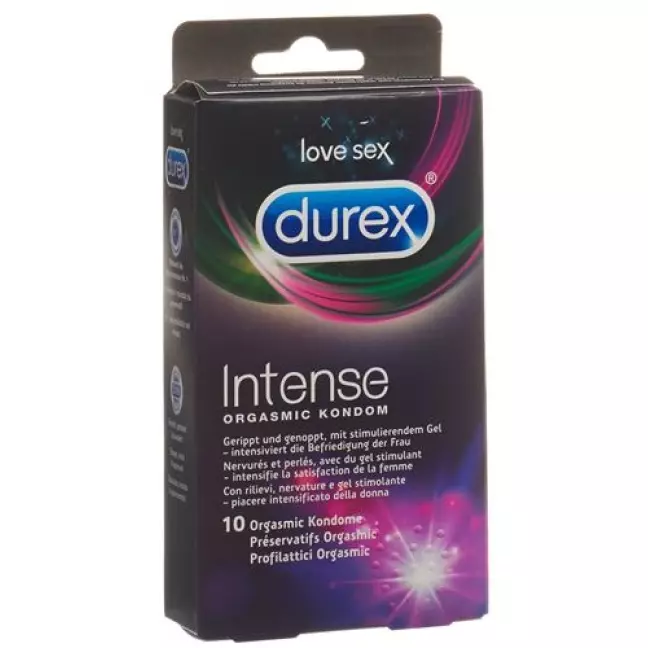 Durex Intense Orgasmic Praservativ 10 штук Durex Intense Orgasmic Praservativ 10 штук