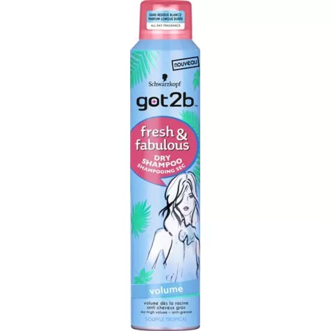 Got2b Fresh&fabulous Dry Shampoo Volume 200мл Got2b Fresh&fabulous Dry Shampoo Volume 200мл
