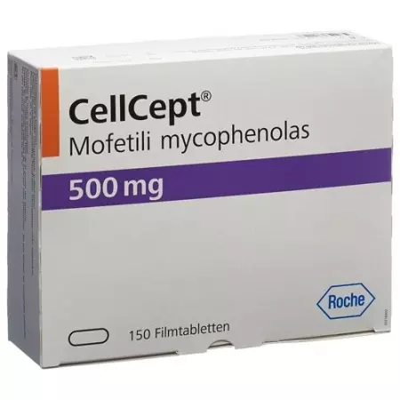 CellCept плівка таблетки 500 мг 150 шт CellCept плівка таблетки 500 мг 150 шт